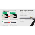 Extendable Sintered Stone Dining Table - 78-110 Inch