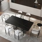 Extendable Sintered Stone Dining Table - 78-110 Inch