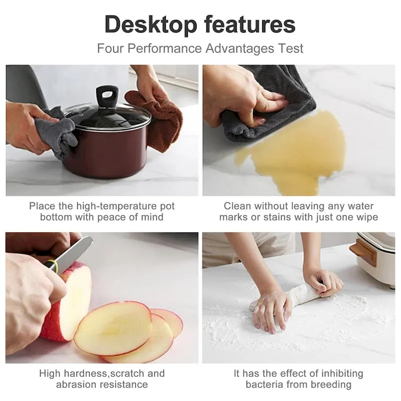 Extendable Sintered Stone Dining Table - 78-110 Inch