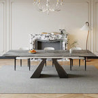 Extendable Sintered Stone Dining Table - 78-110 Inch