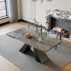 Extendable Sintered Stone Dining Table - 78-110 Inch