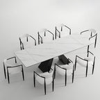 Extendable Sintered Stone Dining Table - 78-110 Inch