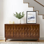 60 Modern Storage Sideboard Storage with Adjustable Shelves