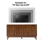 60 Modern Storage Sideboard Storage with Adjustable Shelves