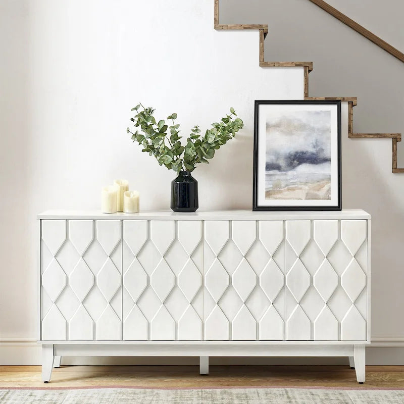 60 Modern Storage Sideboard Storage with Adjustable Shelves