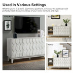 60 Modern Storage Sideboard Storage with Adjustable Shelves