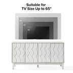60 Modern Storage Sideboard Storage with Adjustable Shelves
