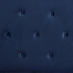 Summit Wingback Tufted Upholstered Bed with Nailhead
