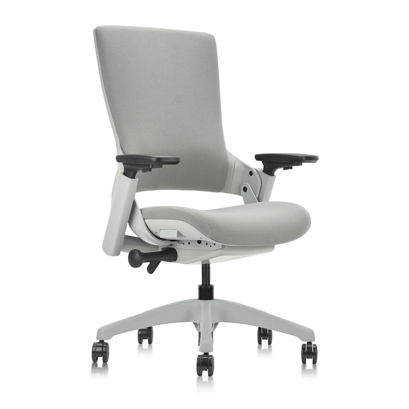Modern Grey ANSI-BIFMA Certified Fabric Height Adjustable Office Desk Chair