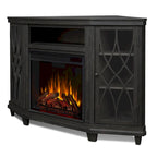 56  TV Stand Electric Fireplace Gray