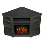 56  TV Stand Electric Fireplace Gray