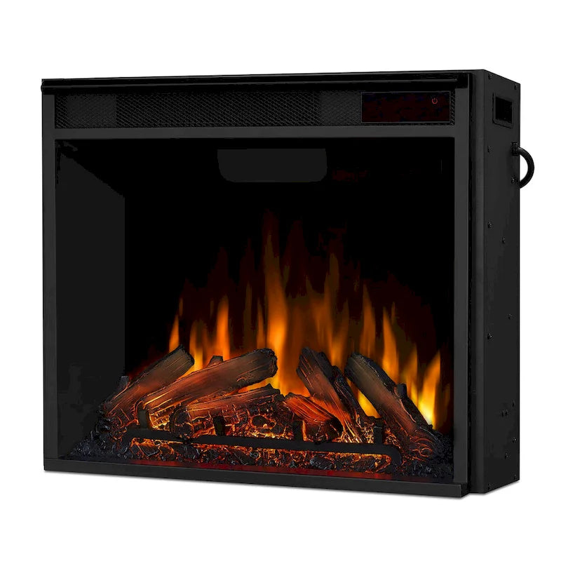 56  TV Stand Electric Fireplace Gray