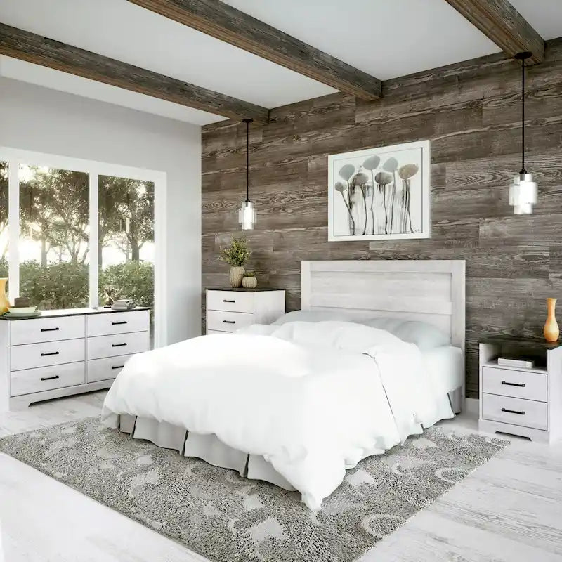 Rustic Ridge Farmhouse Headboard, Bedroom Furniture