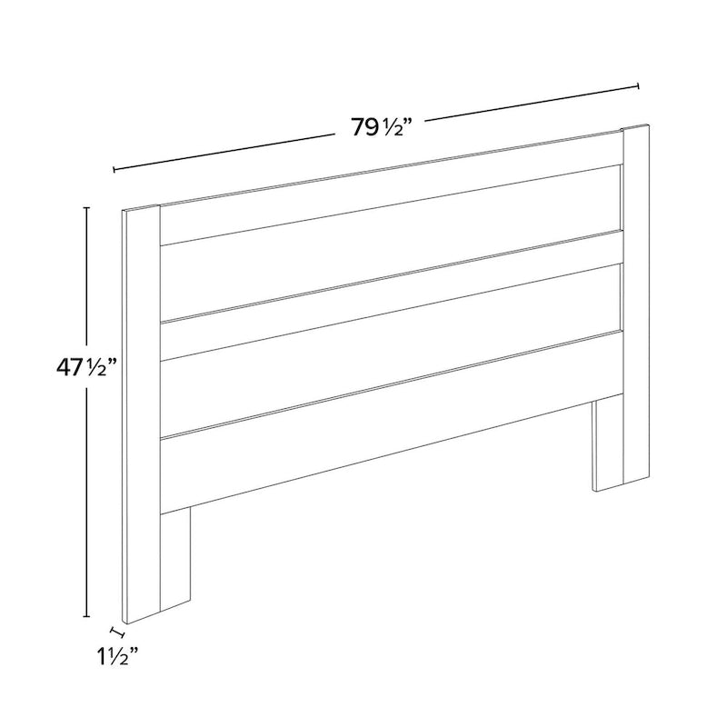 Rustic Ridge Farmhouse Headboard, Bedroom Furniture