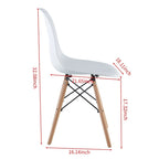 White Round Dining Table for 4-6 People