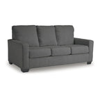 Rannis Pewter Full Sofa Sleeper - 76 W x 40 D x 39 H