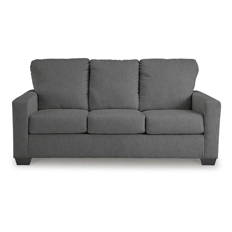Signature Design Rannis Pewter Full Sofa Sleeper - 76 W x 40 D x 39 H
