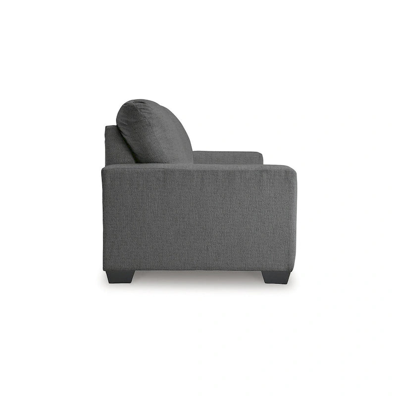 Rannis Pewter Full Sofa Sleeper - 76 W x 40 D x 39 H