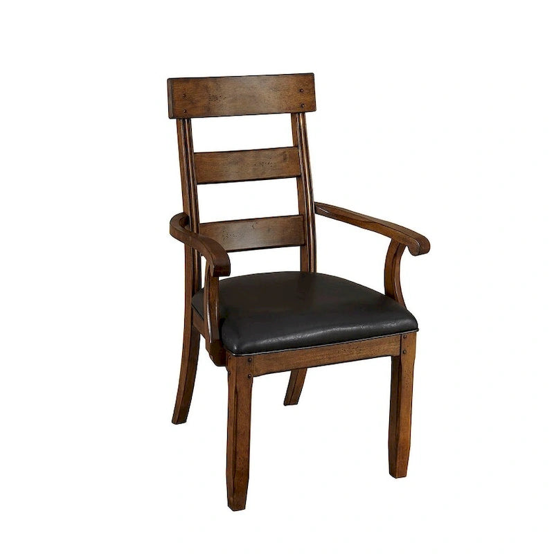Kern Solid Wood Arm Chairs (Set of 2)
