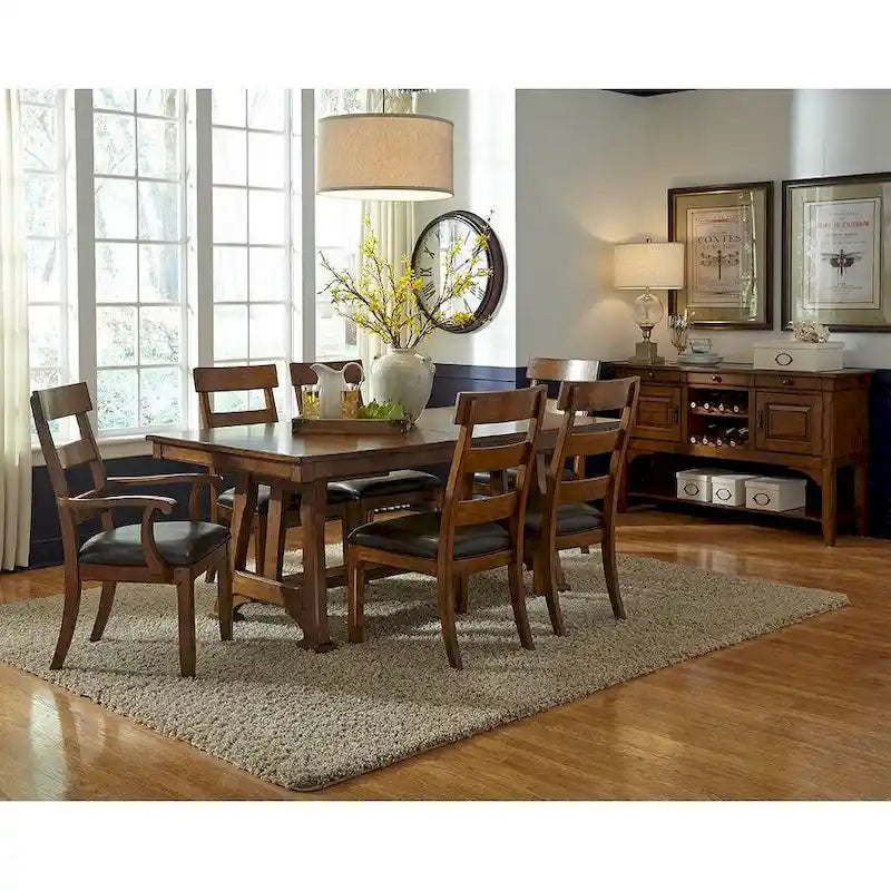 Kern Solid Wood Arm Chairs (Set of 2)
